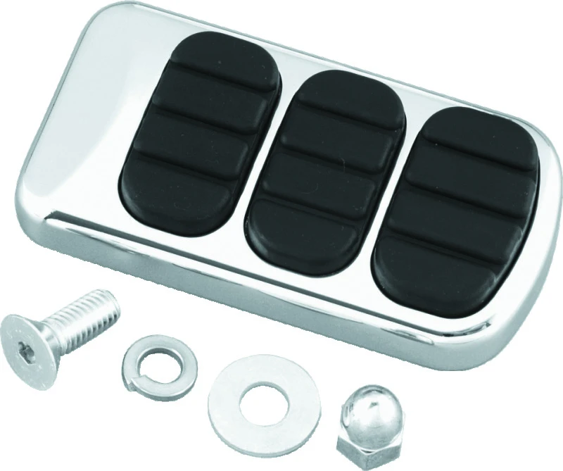 Kuryakyn ISO Standard Brake Pedal Pad Chrome