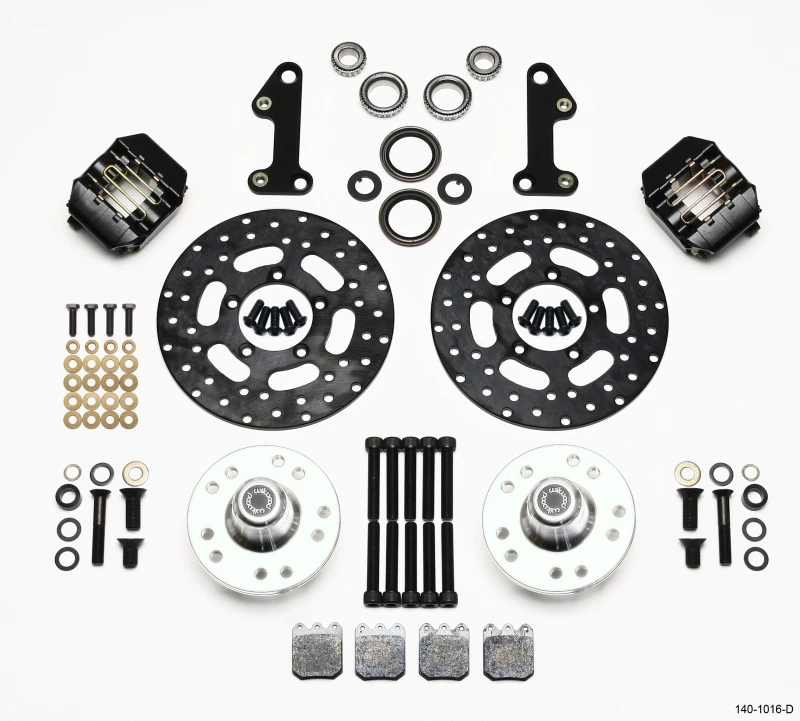 Wilwood Dynalite Single Front Drag Kit gebohrte Bremsscheibe 67-69 Camaro 64-72 Nova Chevelle