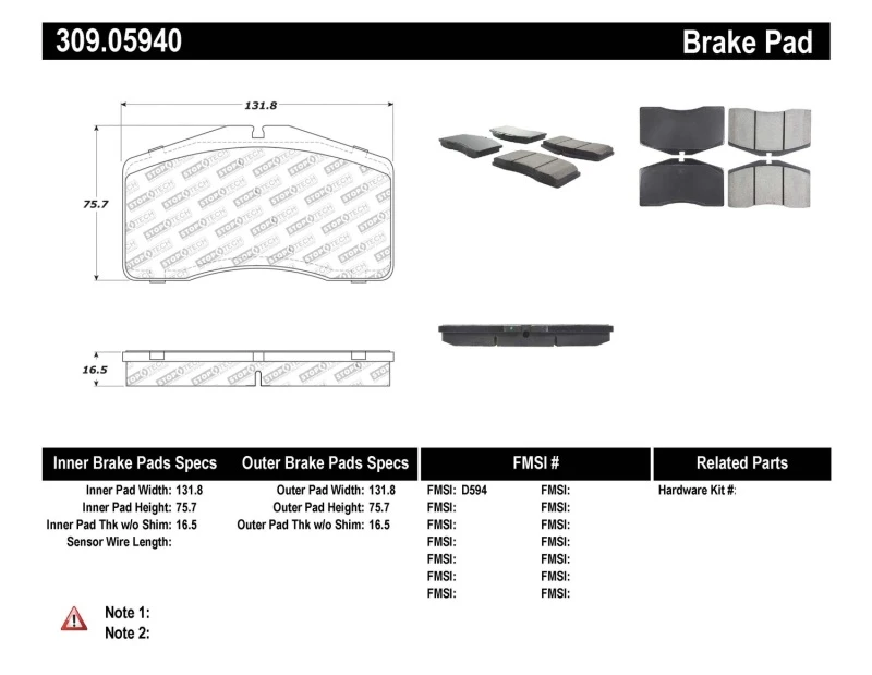 stoptech_309.05940-6794f4b706abb StopTech Performance 92-98 Porsche 911 Front Brake Pads