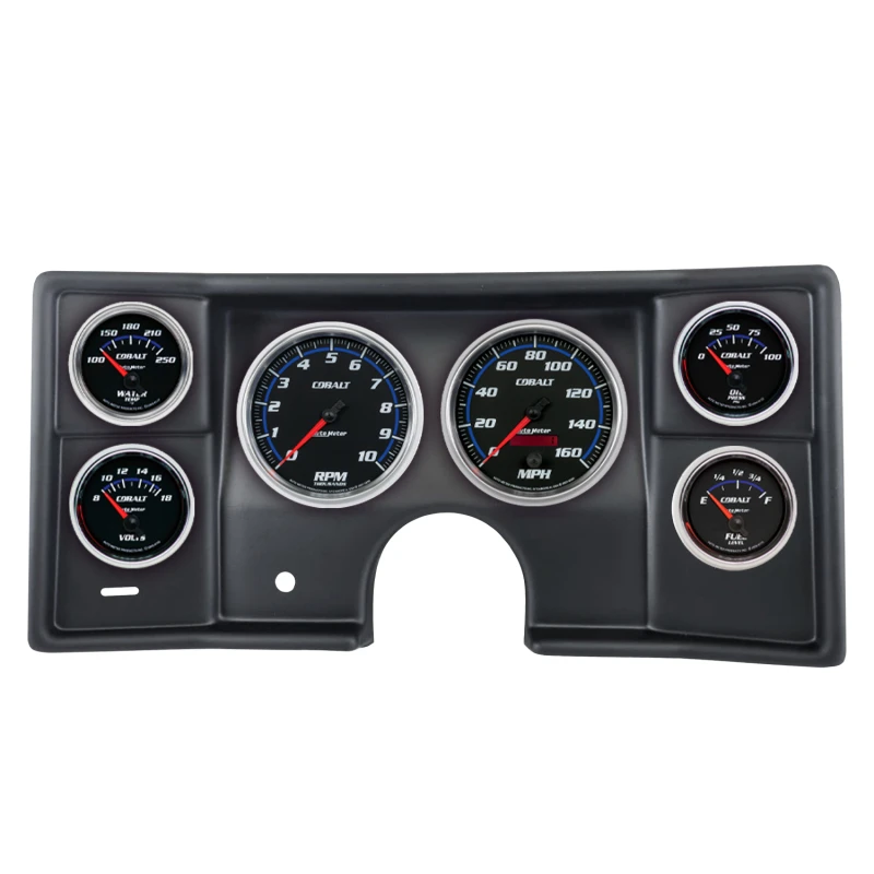 Autometer Cobalt Direct Fit Dash Kit 78-81 Malibu / El Camino / Montecarlo (2 x 5in. / 4 x 2-5/8in.)