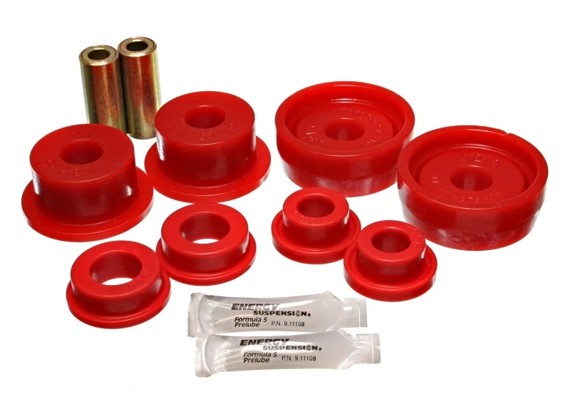 Energie Suspension 84-87 Honda Civic/CRX Rote Hinterachslenker-Buchsen-Set (Inklusive Trailing-Arm-Buchse)