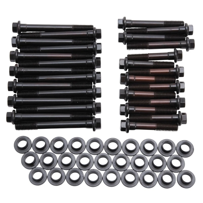 Edelbrock 7/16 Zoll Bolzensatz für AMC V8-Motoren vor 1970 mit Edel Perf- und Perf RPM-Zylinderköpfen