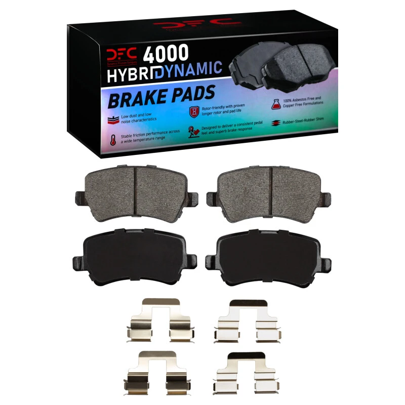 DFC 07-18 Land Rover Range Rover Evoque Rear 4000 HybriDynamic Brake Pads and Hardware Kit
