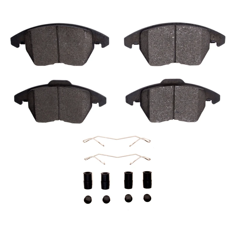 DFC 11-15 Peugeot RCZ (Mexico) Front 3000 Semi-Metallic Brake Pads and Hardware Kit