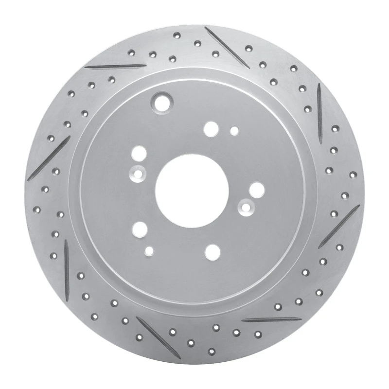 DFC 01-08 Acura Mdx Rear Right Drilled & Slotted Geoperformance Rotor