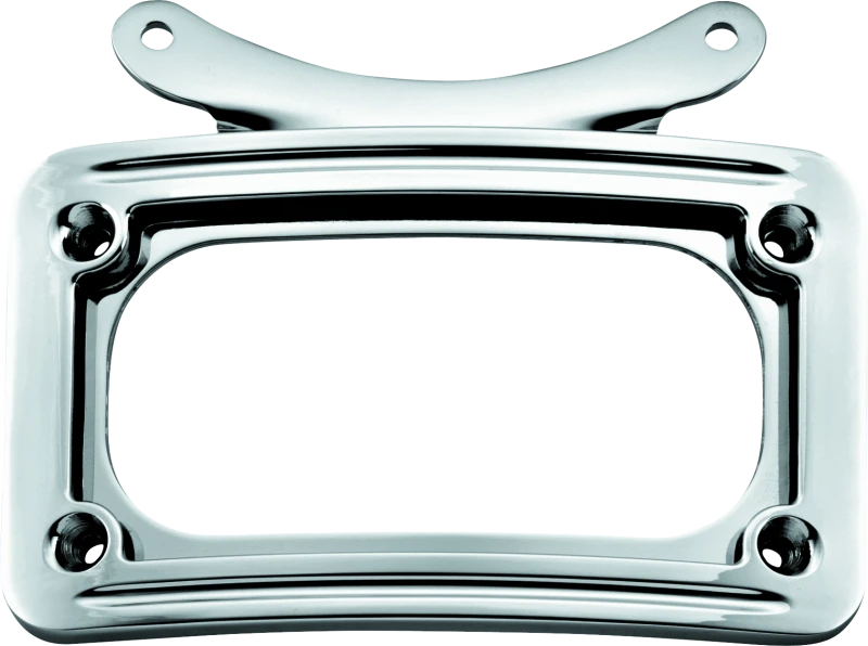 Kuryakyn Curved License Plate Frame Chrome