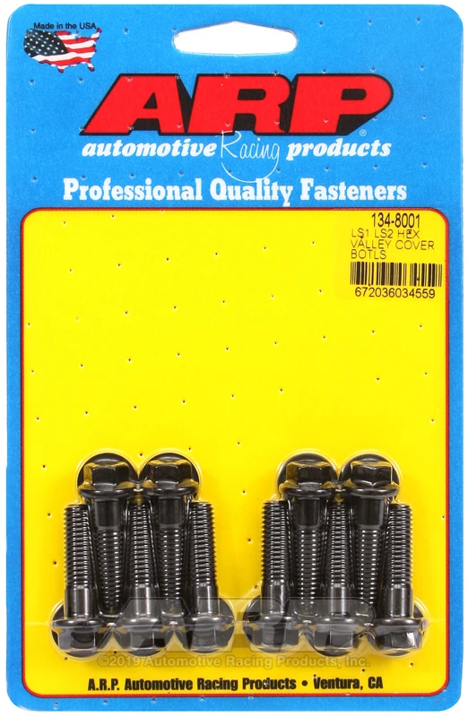 ARP Hex-Einlass-Tal-Abdeckung-Schraubensatz für Chevy LS1 LS2