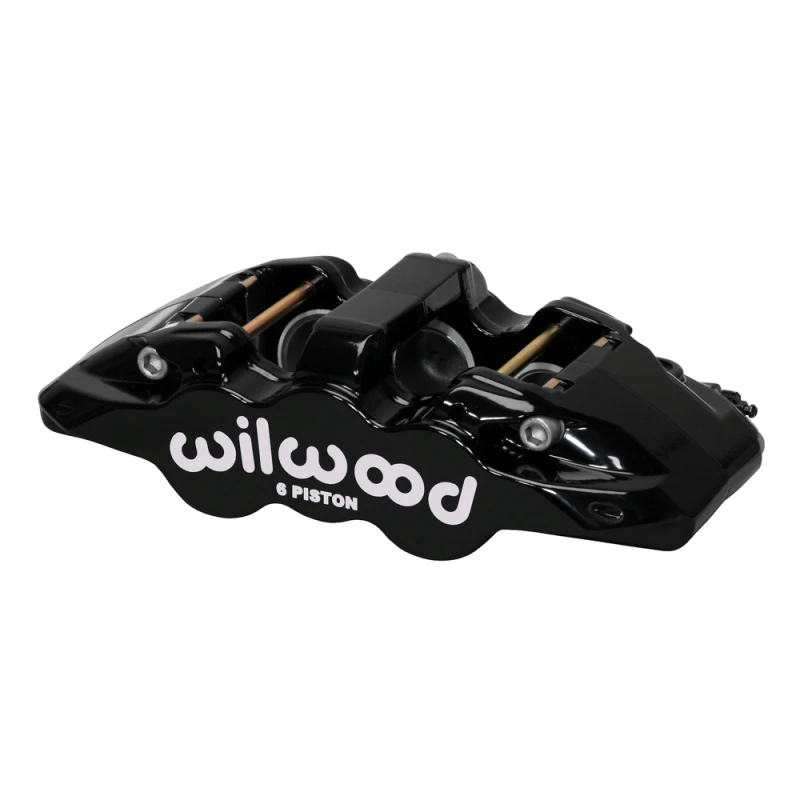 Wilwood caliper AERO6 1.75/1.62/1.62 .810 rotor .80 THK pad L/H black