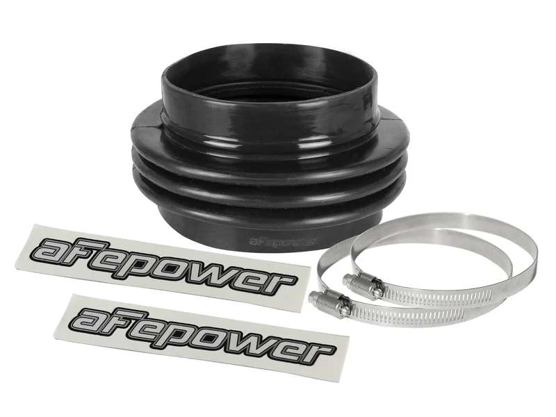 aFe Magnum FORCE Intake Coupling Kit (5 IN ID to 4-1/2 IN ID x3-1/4 IN L) Straight Bellow- Black