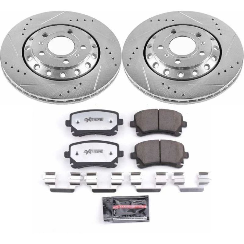 powerstop_K4562-26-67944eccaa73d Power Stop 03-10 Audi A8 Quattro Rear Z26 Street Warrior Brake Kit
