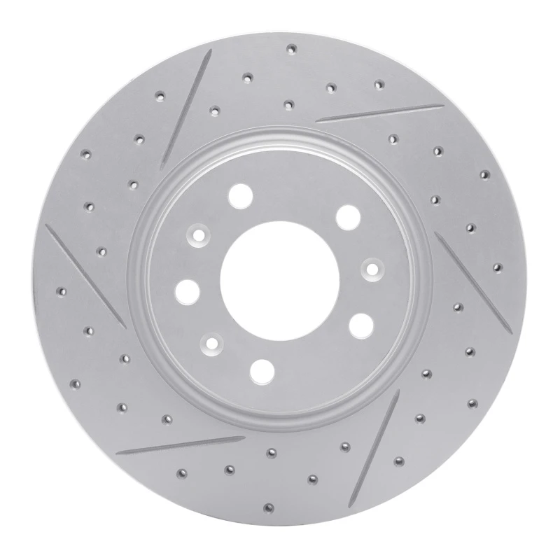DFC 06-10 Pontiac Solstice Front Left Drilled & Slotted Geoperformance Rotor