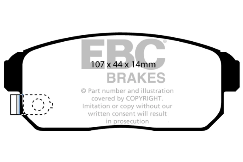 ebc_DP21691-67931ffe6051c EBC 02-03 Infiniti G20 2.0 Ultimax2 Rear Brake Pads