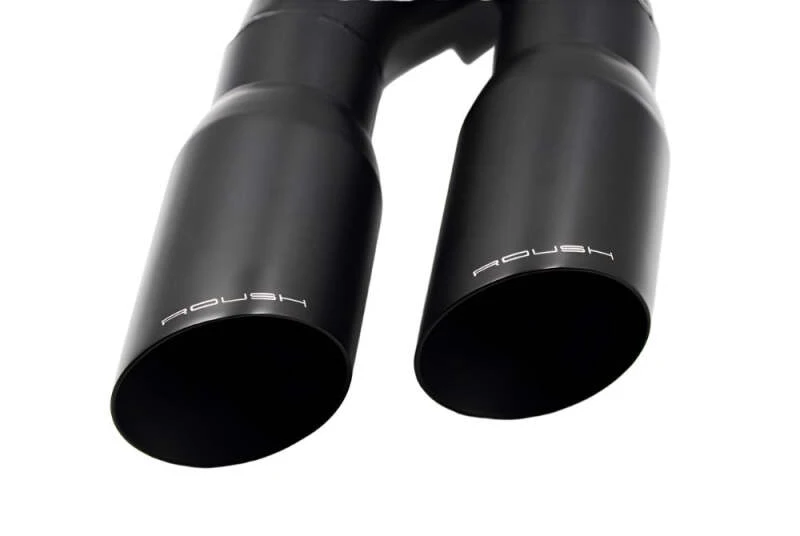 Roush 21-24 Ford F-150 5.0L 4in Black Exhaust Y Tip Kit