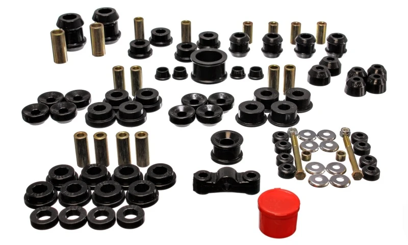 Energy Suspension 94-01 Acura Integra (außer Type R) Schwarzes Hyper-Flex Master Bushing Set
