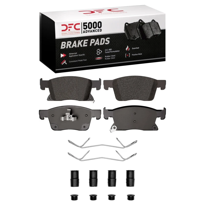 DFC 16-19 Chevrolet Cruze Front 5000 Advanced Low Metallic Brake Pads and Hardware Kit