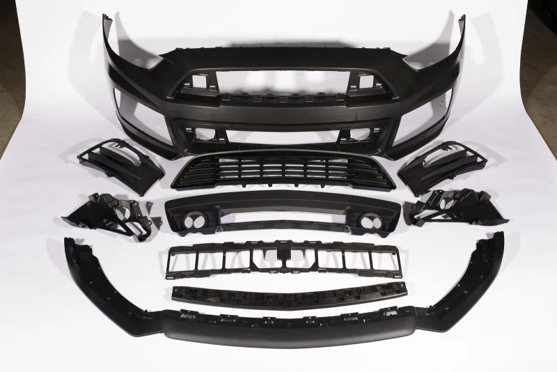 Roush 2015-2017 Ford Mustang Komplett unpainted Front Fascia Kit (ohne Kollisionsdetektion & ACC)