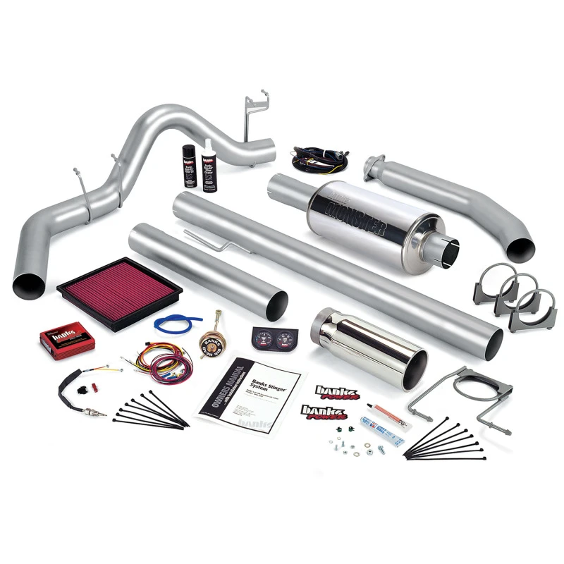 Banks Power 01 Dodge 5.9L 235Hp Ext Cab Stinger System - SS Single Exhaust mit Chromspitze
