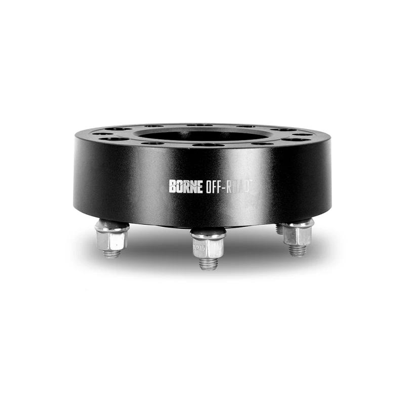 Borne Off Road Wheel Spacers 6x139.7 77.8 CB 50mm Schwarz