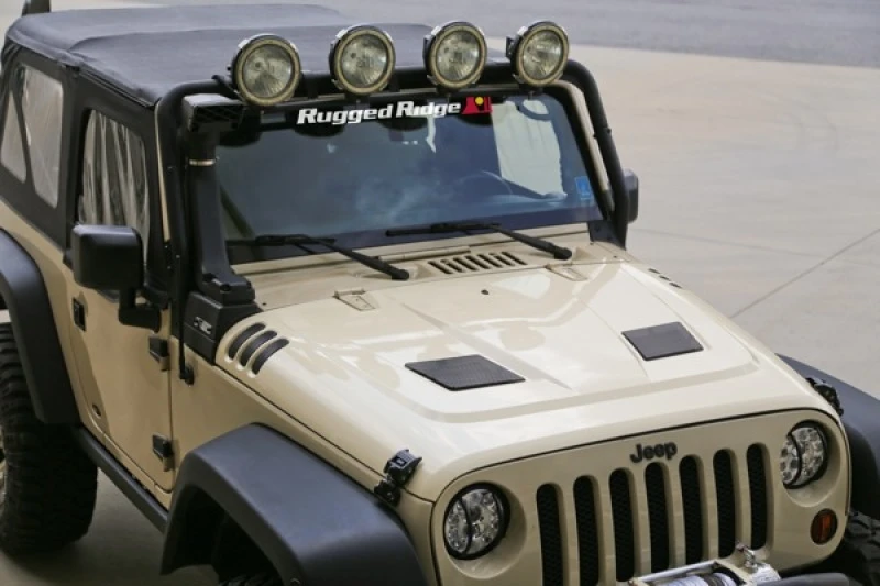 Rugged Ridge Leistungshaube mit Belüftung für Jeep Wrangler JK 07-18