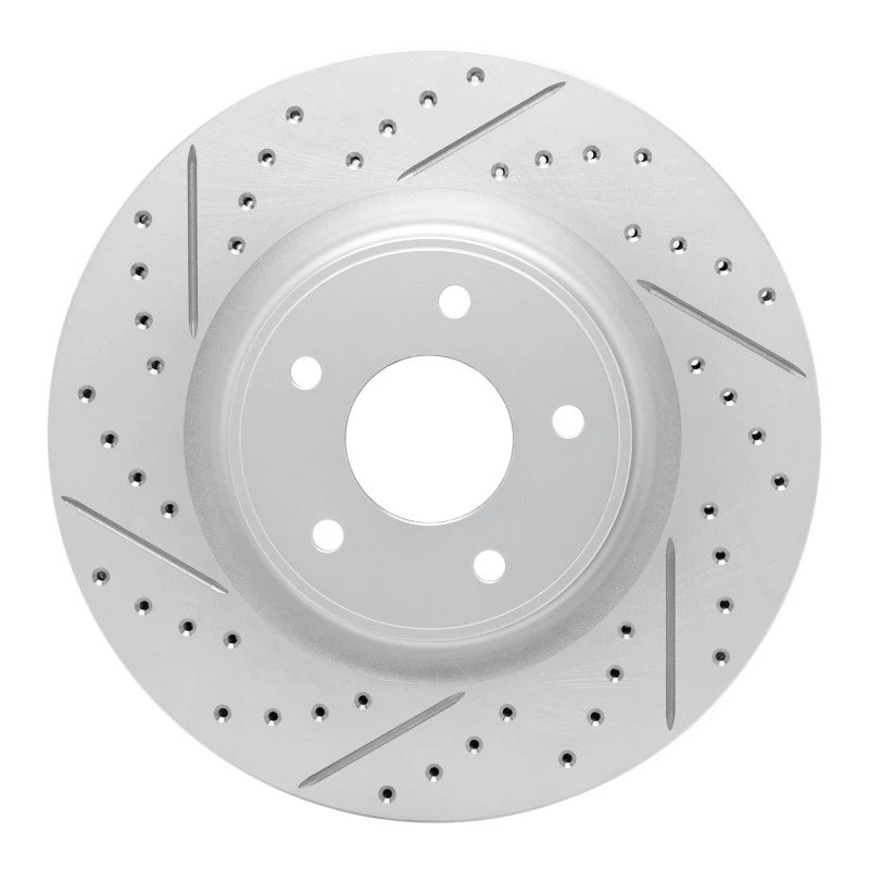 DFC 14-19 Nissan X-Trail (Mexico Front Left Drilled & Slotted Geoperformance Rotor