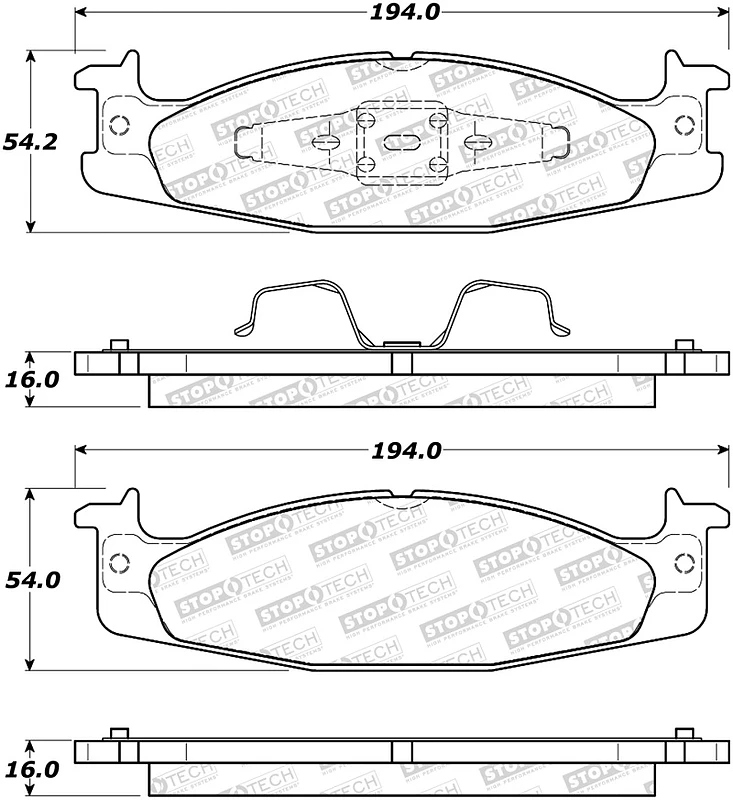 StopTech Street Brake Pads