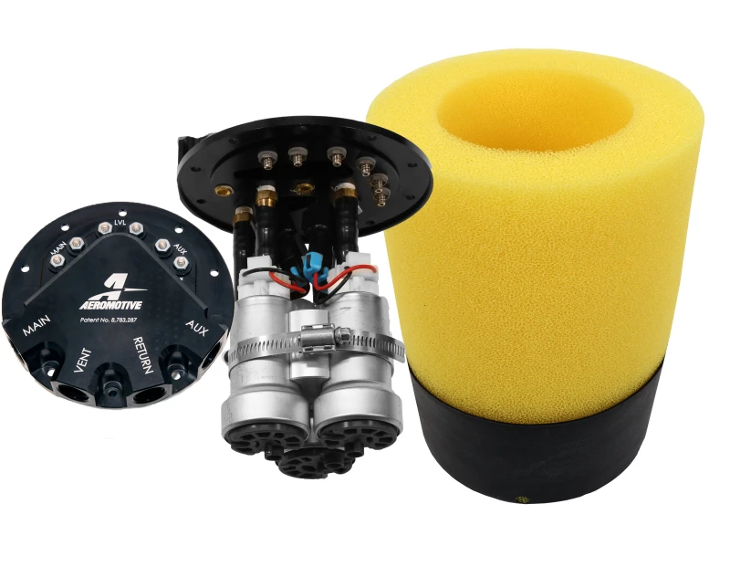 aeromotive_18364-6792c26d3d660 Aeromotive 05-18 Chevrolet Silverado 450 Triple Drop-In Phantom System (übersetzt: Aeromotive 05-18 Chevrolet Silverado 450 Triple Einbausystem Phantom)