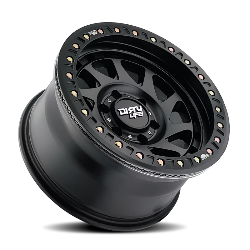 Dirty Life 9313 Enigma Race 17x9 / 5x127 BP / -12mm Offset / 78.1mm Hub Matte Black Wheel
