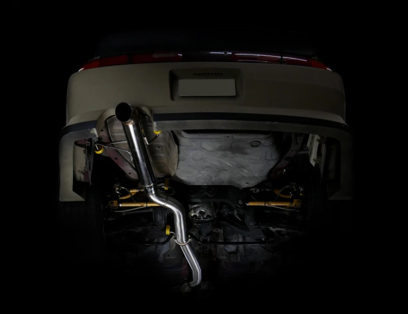ISR Performance Series II - EP Single Tip Blast Pipe Exhaust Non Resonated- 95-98 Nissan 240sx (S14)