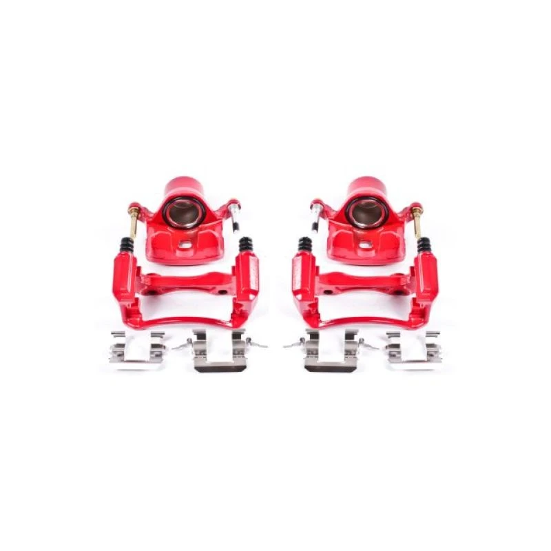 powerstop_S2604-67945565b6bca Power Stop 00-01 Infiniti I30 Front Red Calipers w/Brackets - Pair