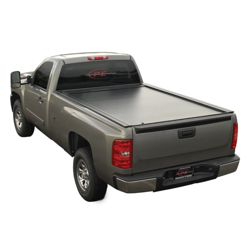 Pace Edwards 21-23 Ford F-Serie Super Duty 8ft JackRabbit Vollmetall-Tonneau-Abdeckung mit Schienen