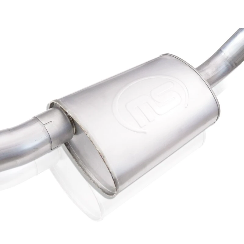 Stainless Works 62-67 Chevy Nova 3 Zoll Catback mit X-Pipe Turbo-Kammer-Schalldämpfern 3 Zoll Kerne