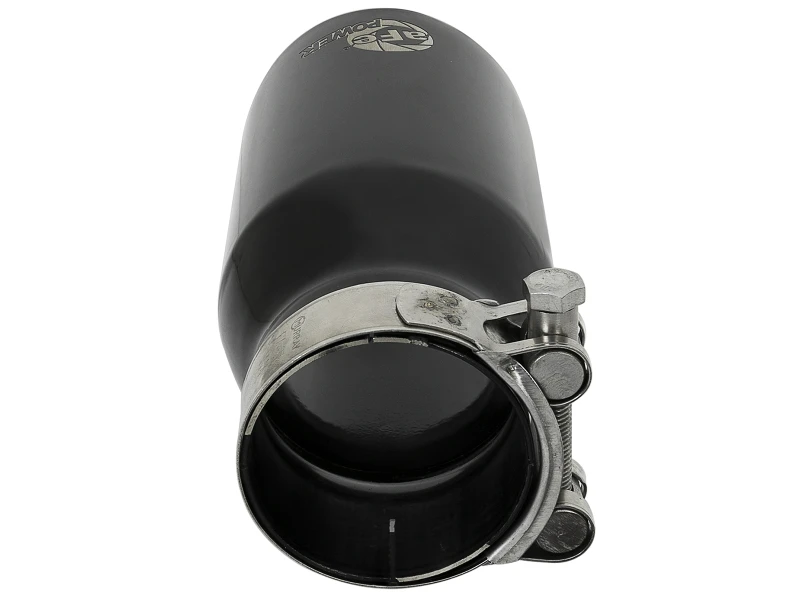 aFe MACH Force-Xp Universal 409 SS Einzelwandige Klemm-Abgas-Endrohr - Schwarz