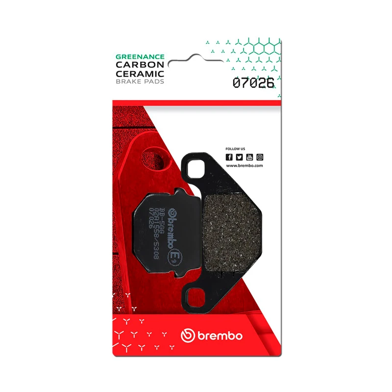 Brembo OE Carbon Ceramic Brake Pad - Front for Peugeot Speedfight/Peugeot Squab/Peugeot Trekker