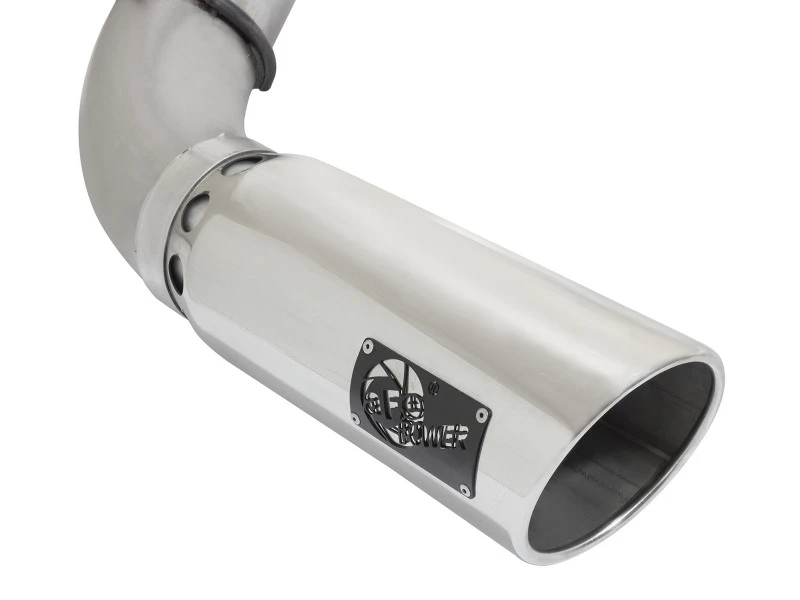 aFe LARGE Bore HD Auspuff 5in DPF-Back SS-409 2016 Nissan Titan XD V8-5.0L CC/SB (td)