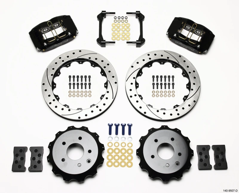 Wilwood Dynapro Radial Hinterrad-Kit 13,00 Zoll gebohrt Nissan 350Z/Fiti G35