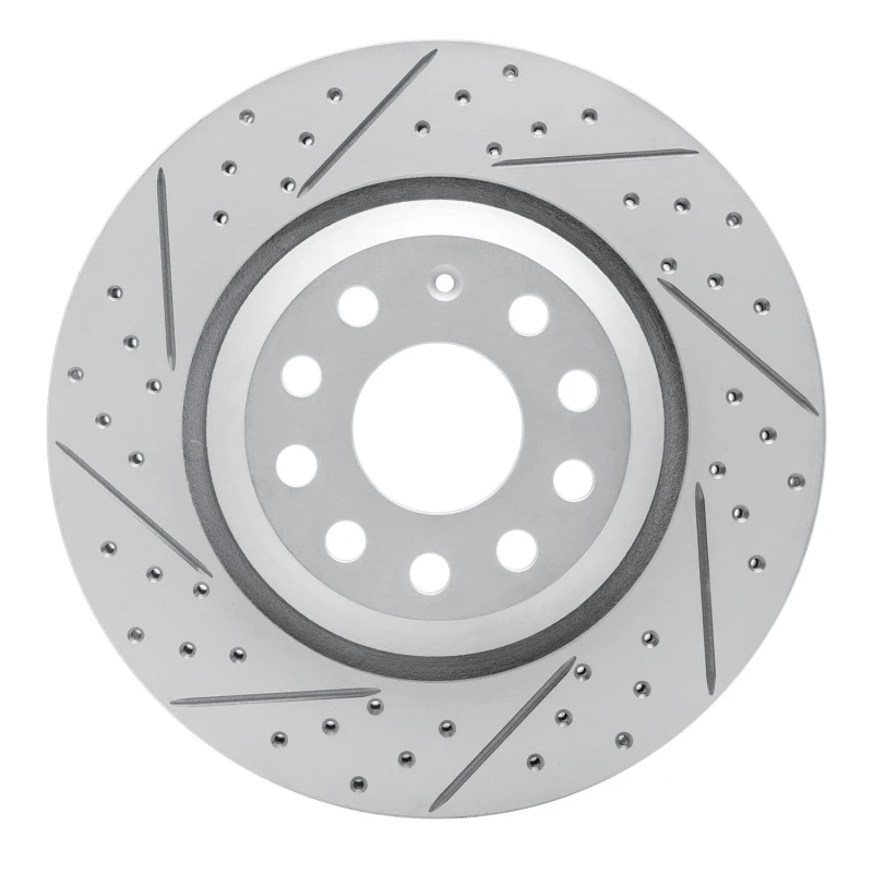 DFC 06-25 Audi TT Quattro RS Rear Left Drilled & Slotted Geoperformance Rotor