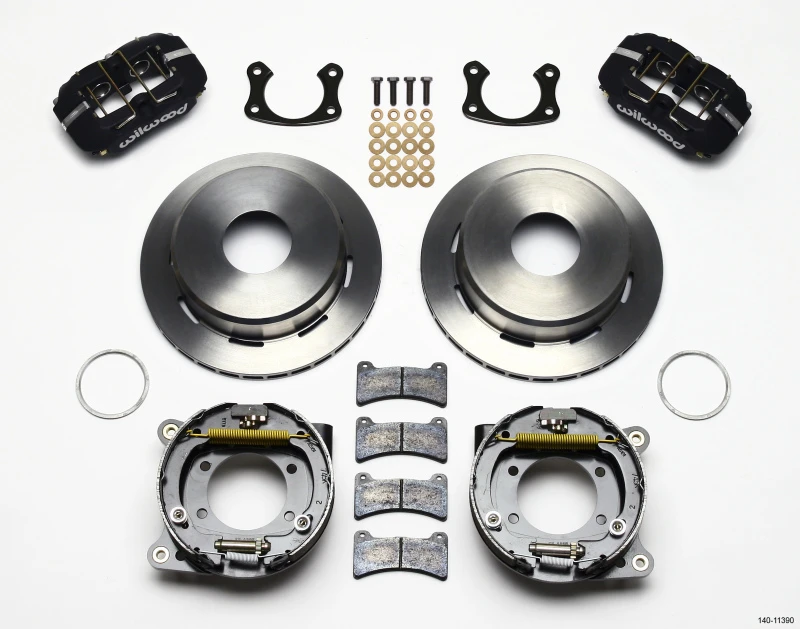 Wilwood Dynapro Low-Profile 11.00in P-Brake Kit New Big Ford 2.50in Offset