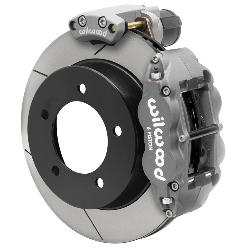 Wilwood 15-20 Toyota Land Cruiser J70 Rear FNSL6R Big Brake Kit - GT Slotted Rotor w/ EPB & Lines