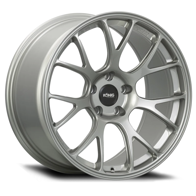 Konig Forged F1M 18X9 5X130 ET46 Ash Silver Knurled Bead