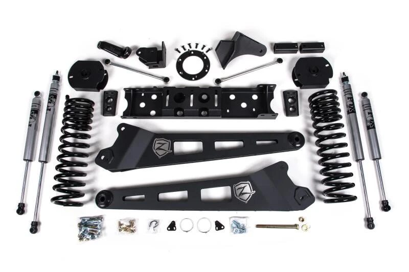 Zone Offroad 4,5 Zoll Radius Arm Lift Kit für 2019–2024 Ram 2500 Diesel – Fox Shocks