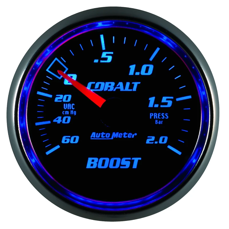 Autometer Cobalt 52mm 2 BAR Mechanical Boost Gauge