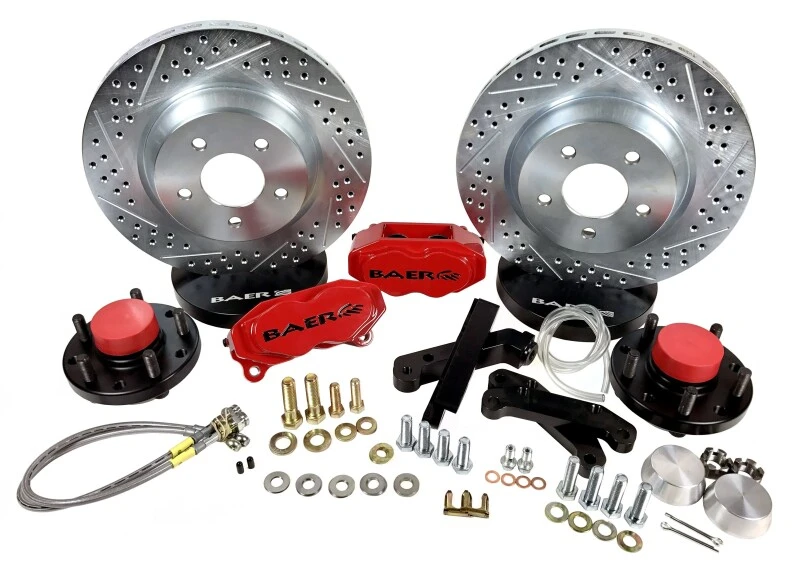 Baer Brakes 64-72 Buick Skylark STD Studs 13in SS4 Front SDZ Brake Kit - Comp Yellow