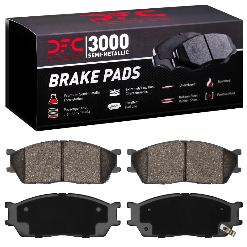 DFC 02-05 Kia Rio (Latin America) Front 3000 Semi-Metallic Brake Pads