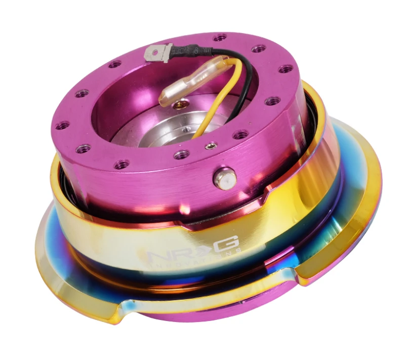 NRG Quick Release Gen 2.8 - Lila Körper / Neochrome Ring
