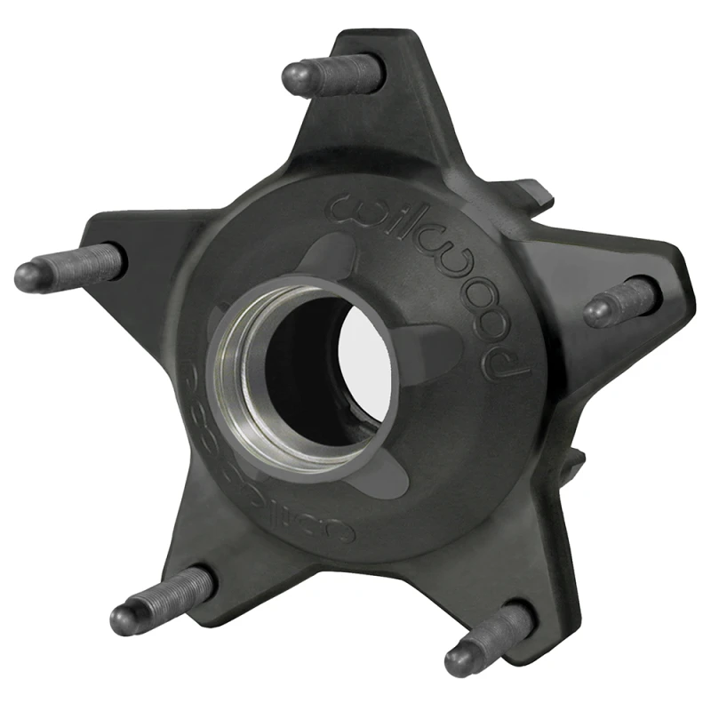 Wilwood hub starlite 55 std front long stud black
