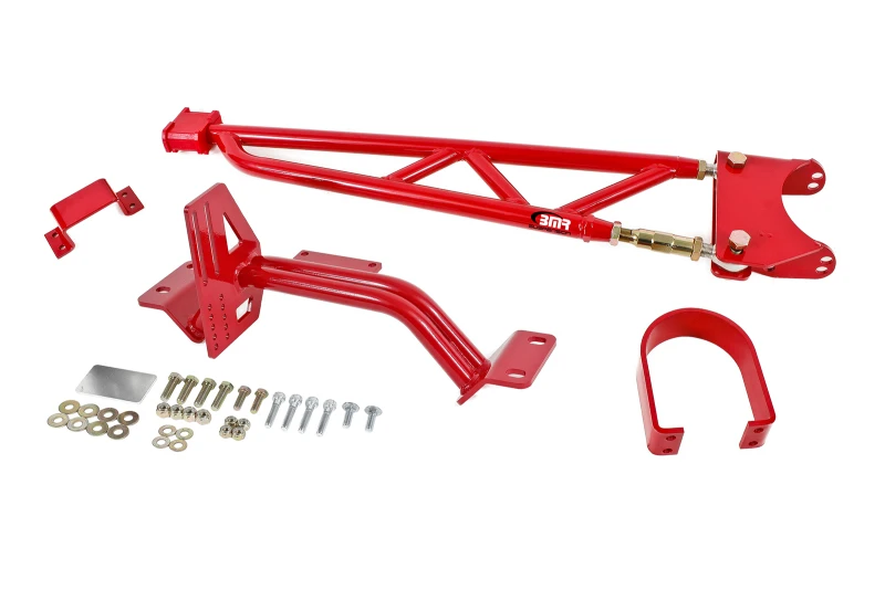 BMR 93-02 F-Body mit DSL Drehmoment Arm Tunnel Halter (für Long Tube Header) - Rot