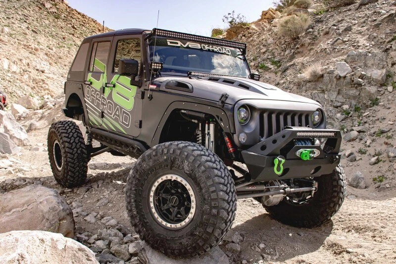DV8 Offroad Heat Dispersion Motorhaube für 2007–2018 Jeep Wrangler JK
