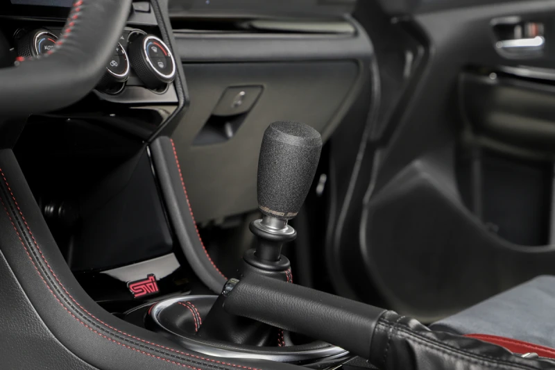 GrimmSpeed Shift Knob Stainless Steel for Subaru 5 Speed and 6 Speed Manual Transmission - Black