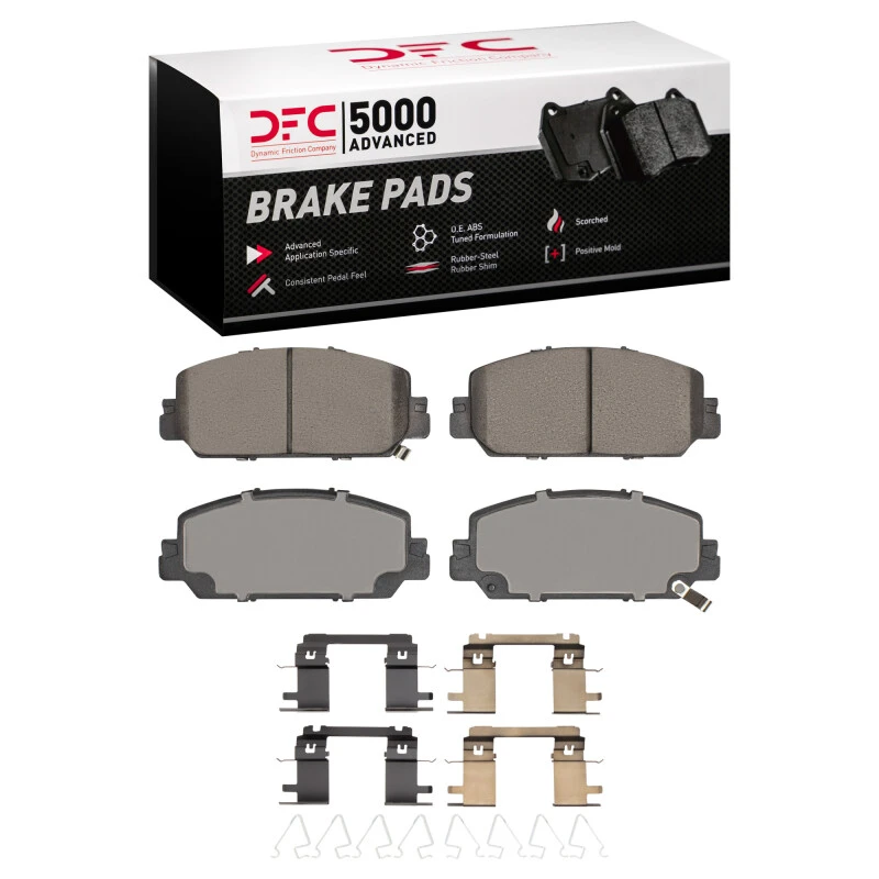 DFC 17-19 Honda CR-V Front 5000 Advanced Ceramic Brake Pads and Hardware Kit
