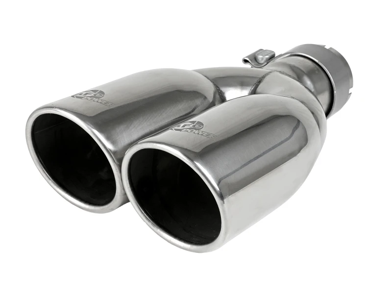 aFe MACH Force-Xp Universal Exhaust Tip 2-1/2 IN Inlet x 3-1/2 IN Outlet X 12 IN L